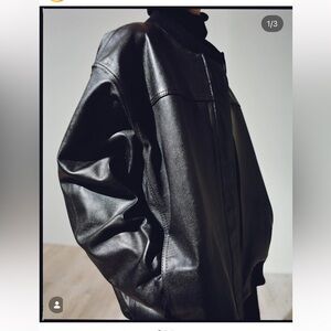 Lauren Manoogian Black Leather Jacket